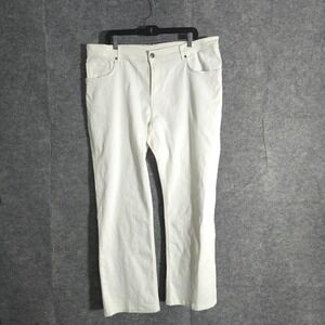 Bugatti Mississippi Chalk White Jeans Mens Straight Leg Comfort Fit Casual Sz 38